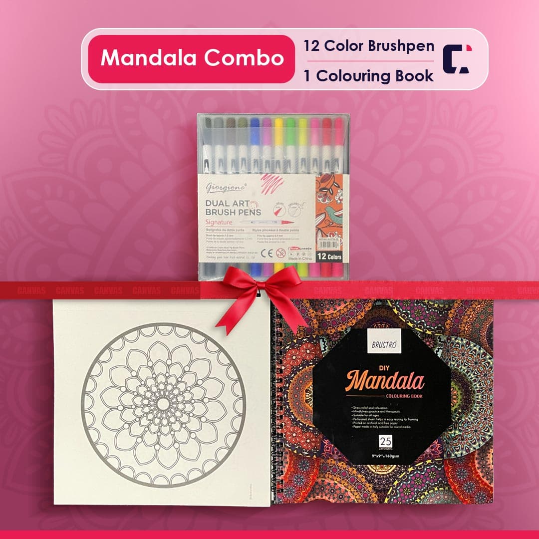 Mandala Combo 12 Color 