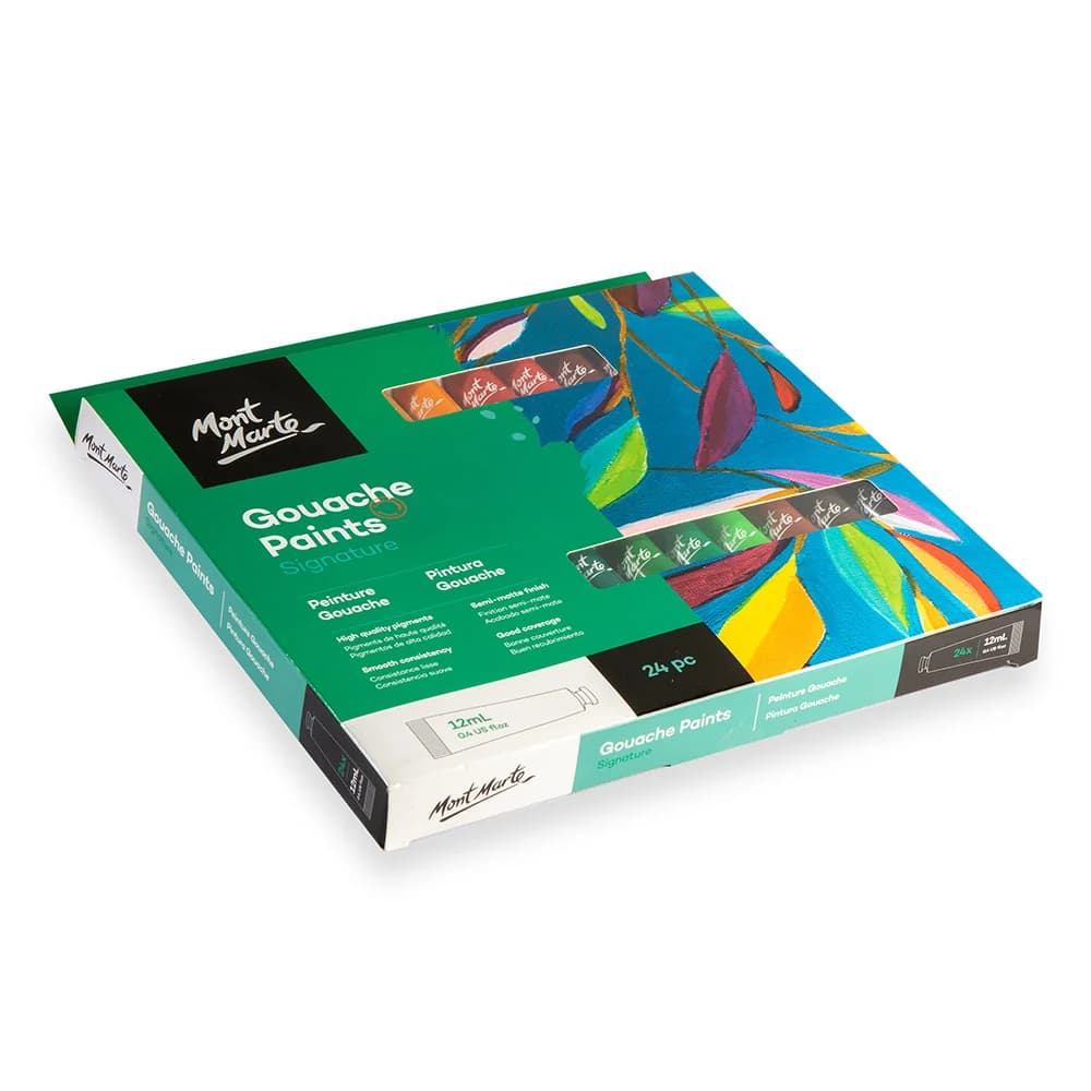 Mont Marte Signature Gouache Paints 24 Piece Set