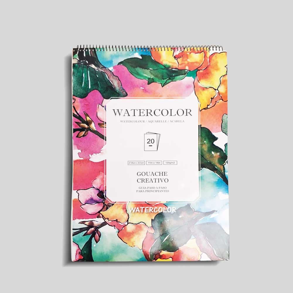 Premium Watercolor & Gouache Pad - A3, 120 GSM, 20 Sheets (Top Spiral Bound)