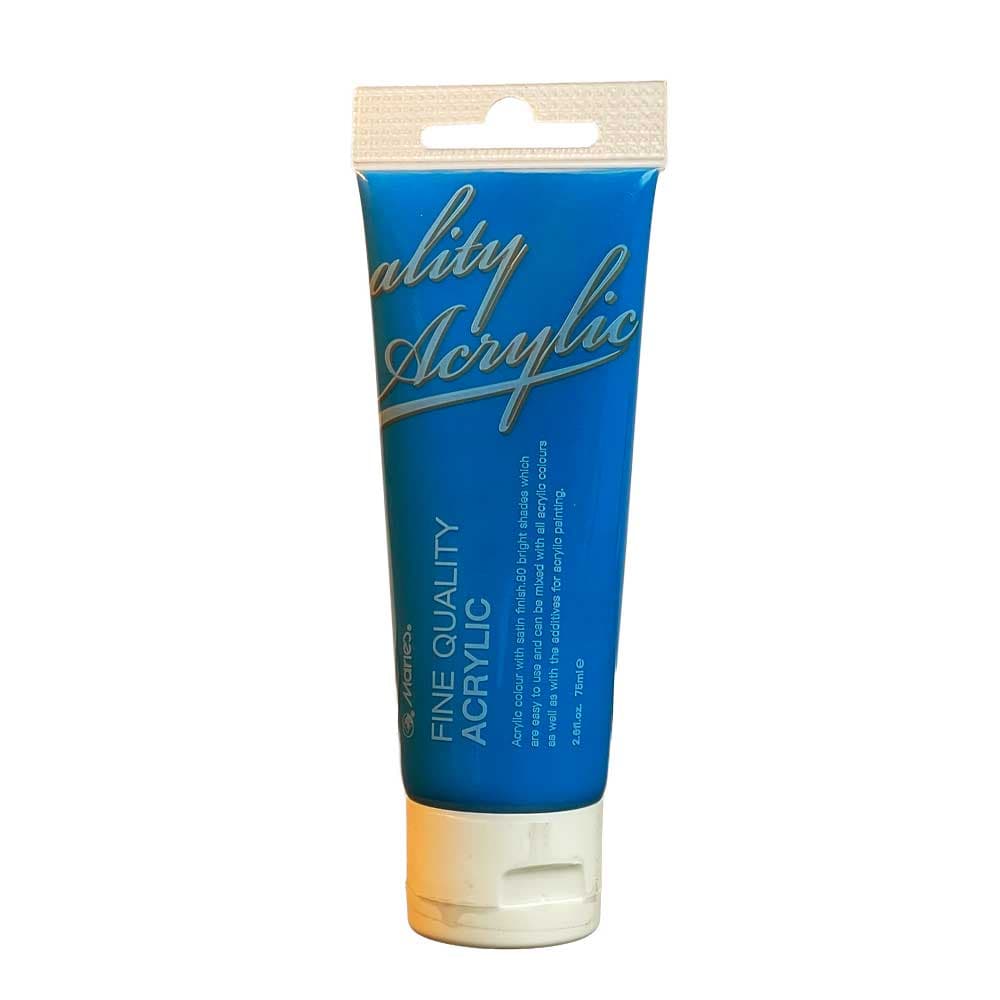 Maries Fine Quality Acrylic Color Cerulean Blue 75ml